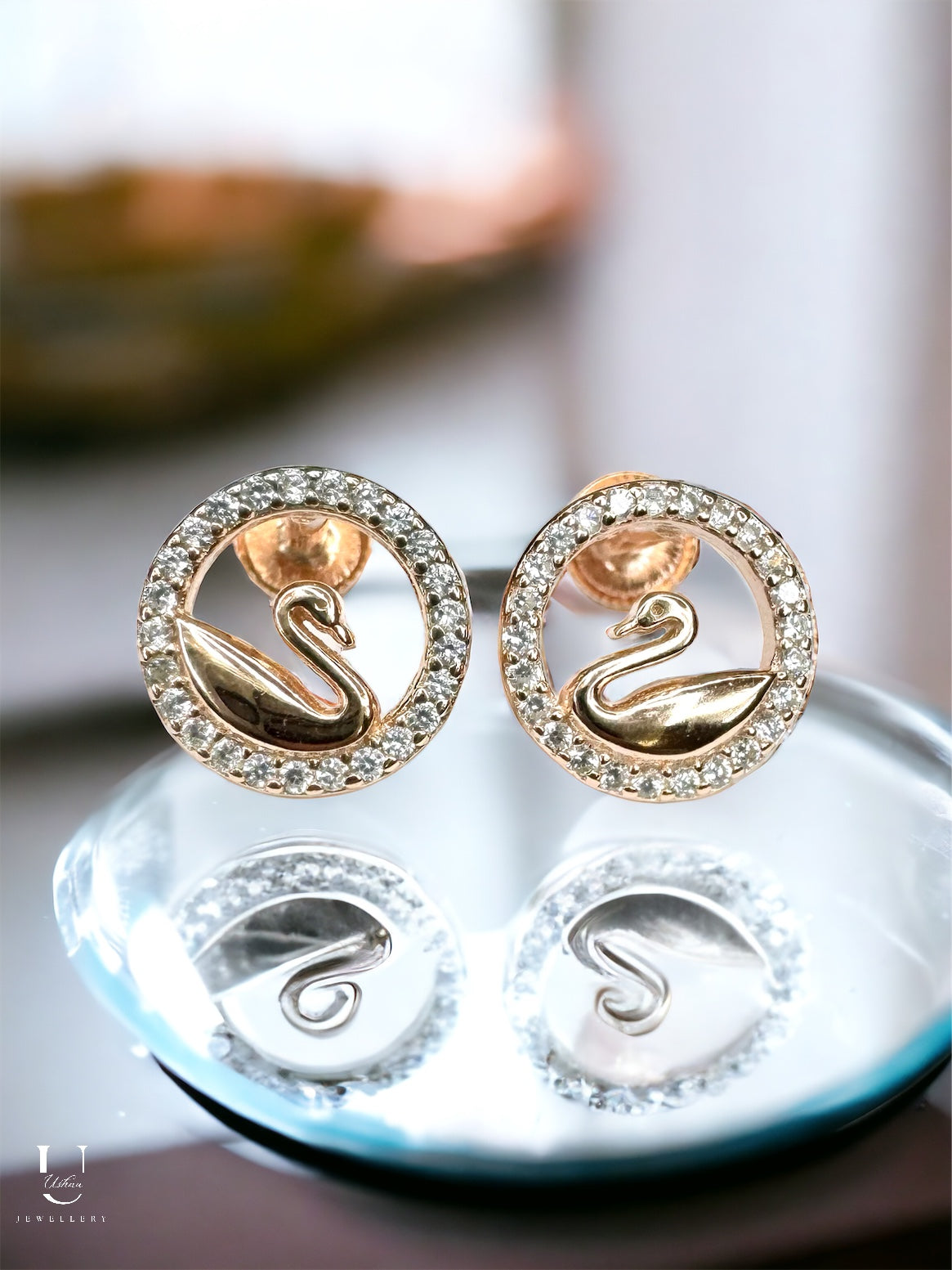Cz Swarovski Stud