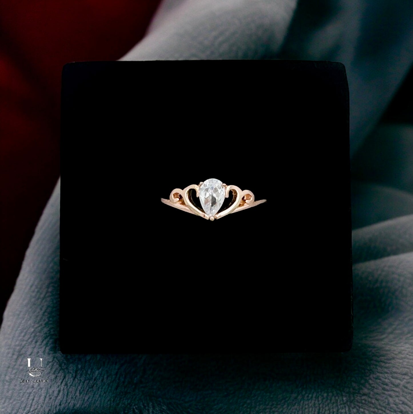 Rose gold Princess Ring