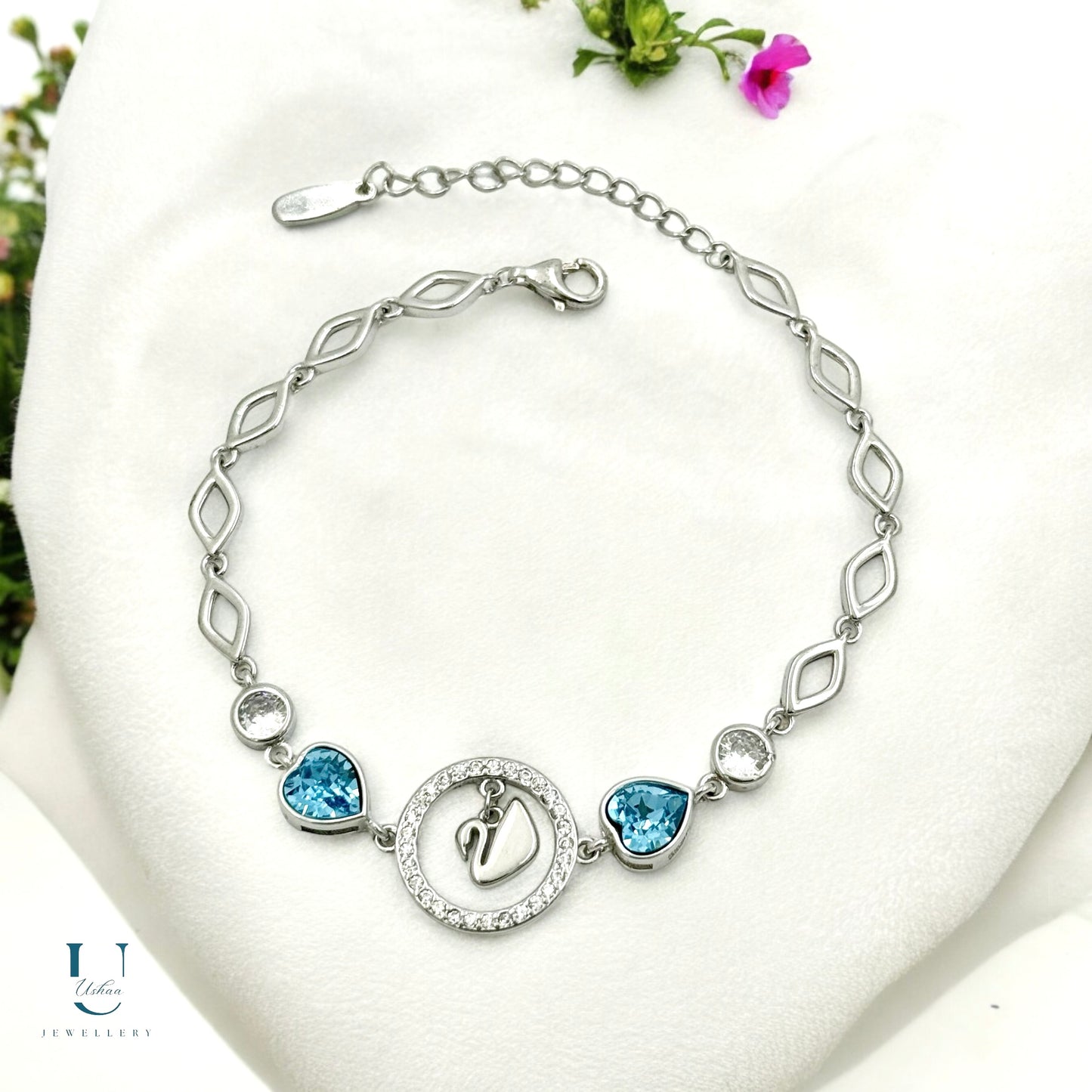 Blue Swarovski Bracelet
