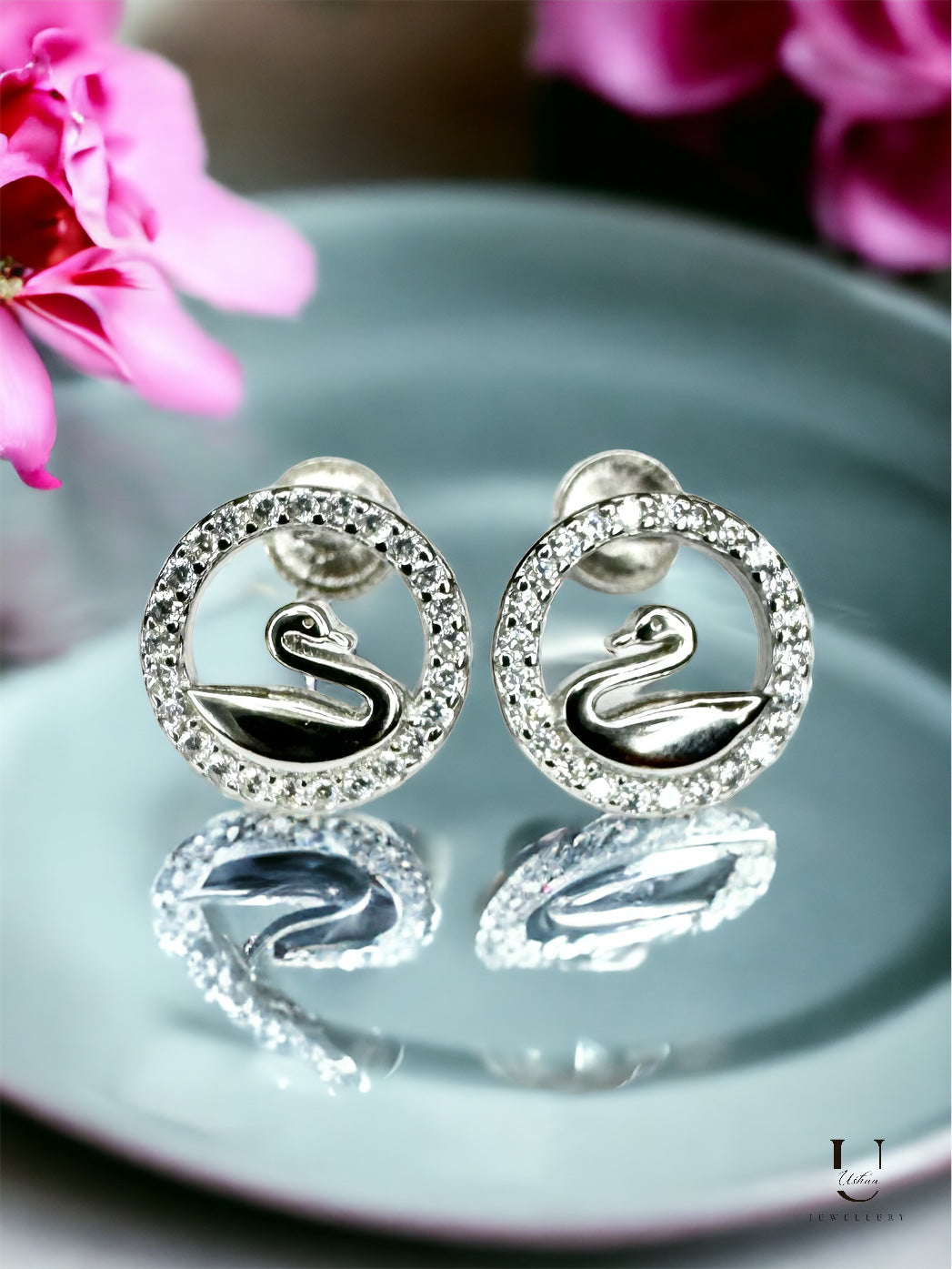 Cz Swarovski Stud