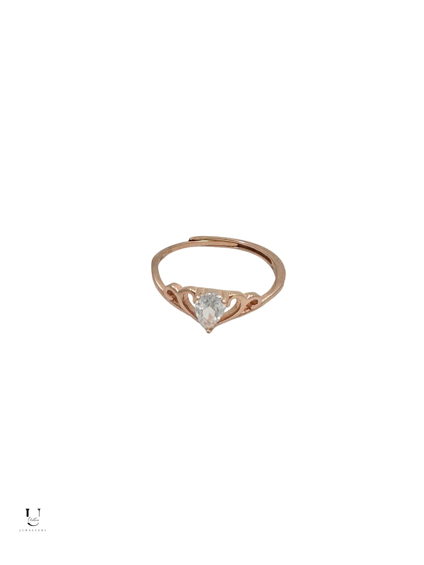 Rose gold Princess Ring