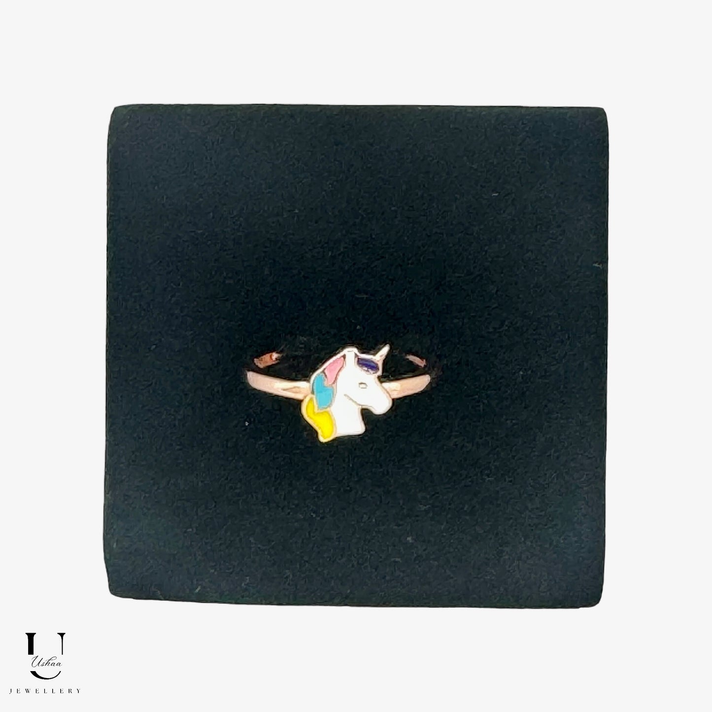 Rose Gold Unicorn Ring