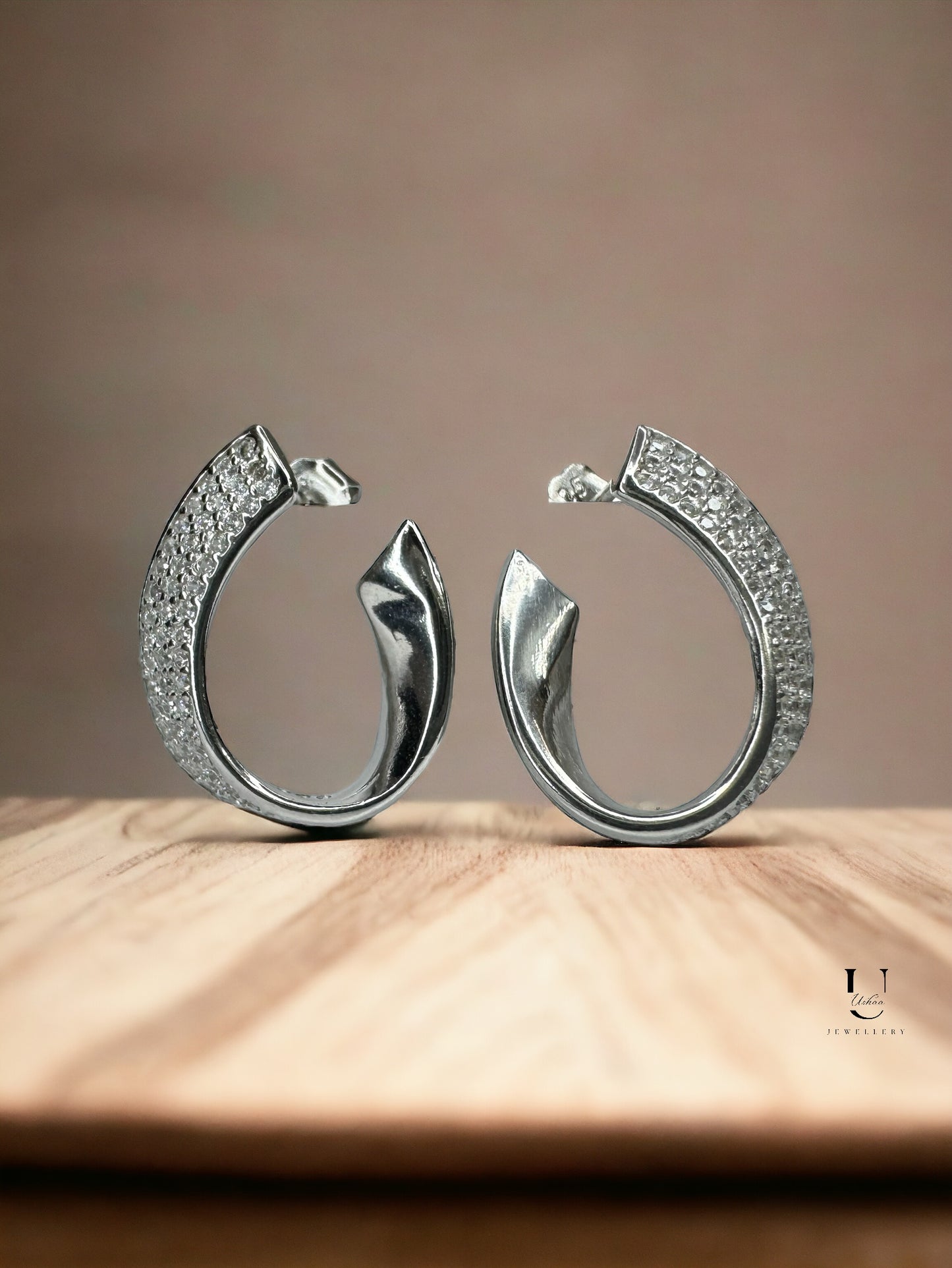 Stone Studded Drop Earring