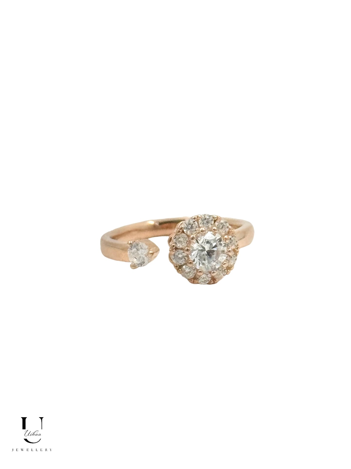 Rose Gold Spin Ring