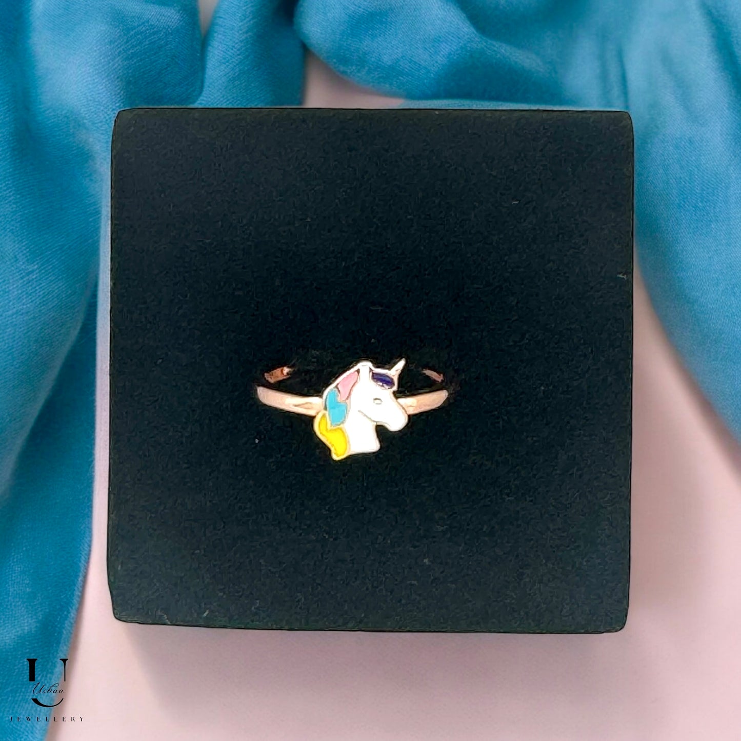 Rose Gold Unicorn Ring