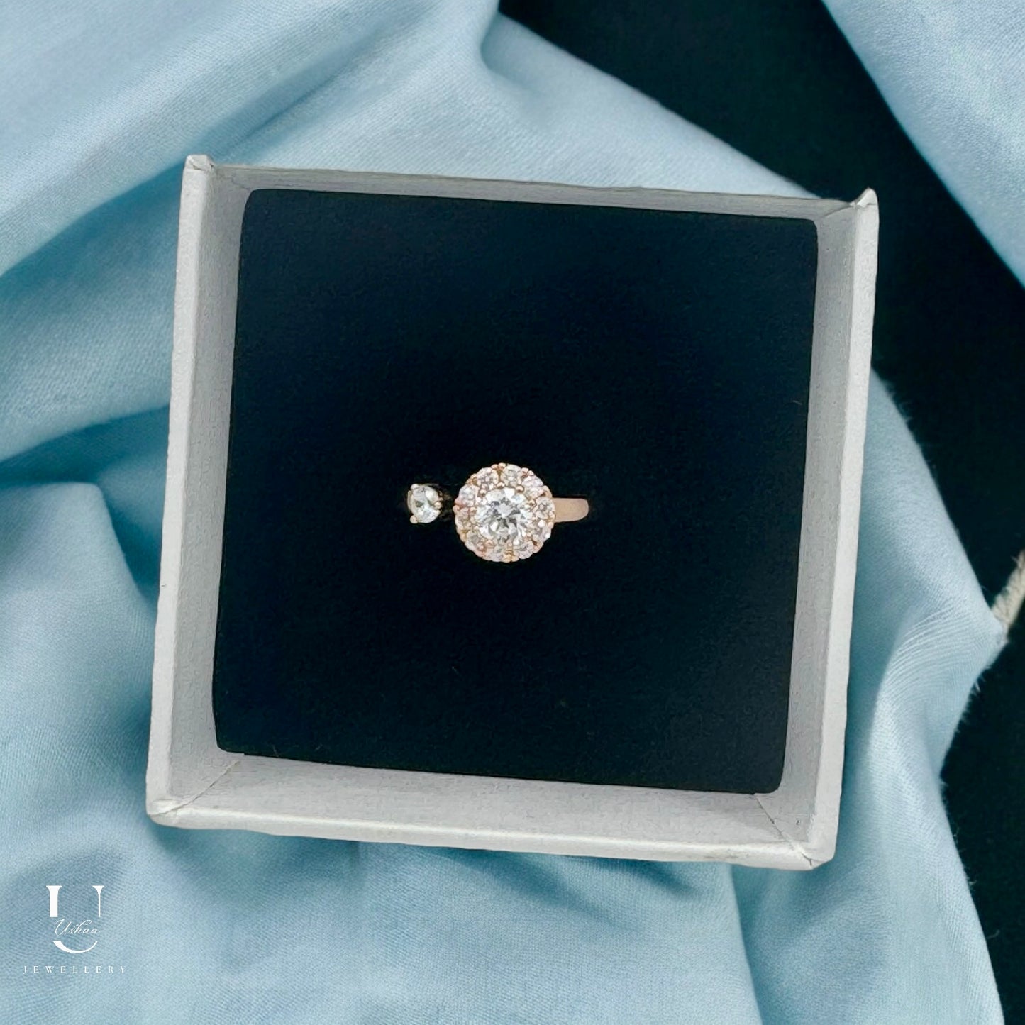Rose Gold Spin Ring