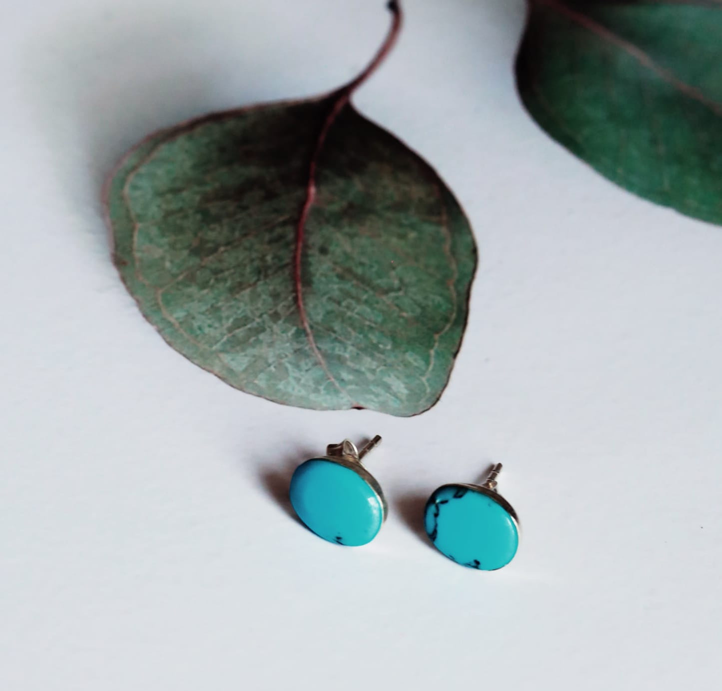 Turquoise Oval Stud