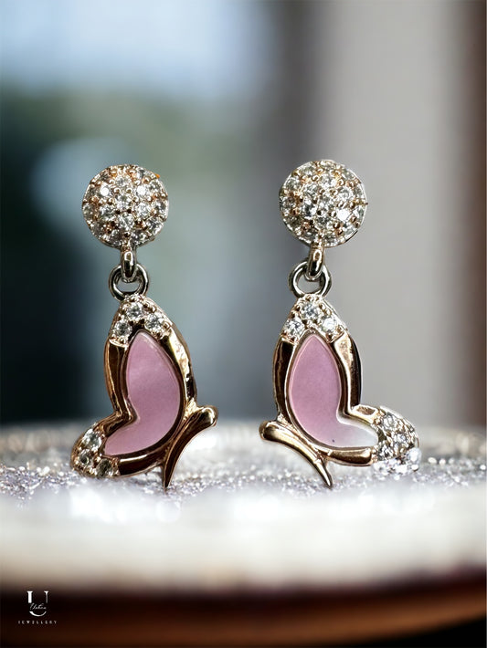 MOP Butterfly Earrings