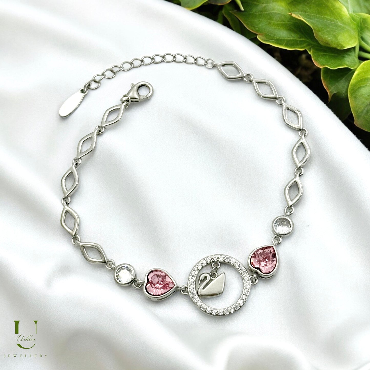 Pink Swarovski Bracelet
