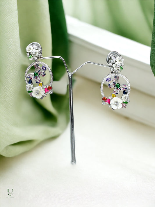 White Butterfly Mop Danglers
