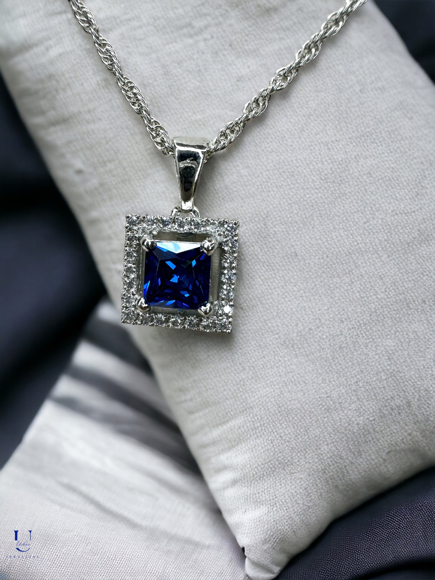 Blue Pendant Chain