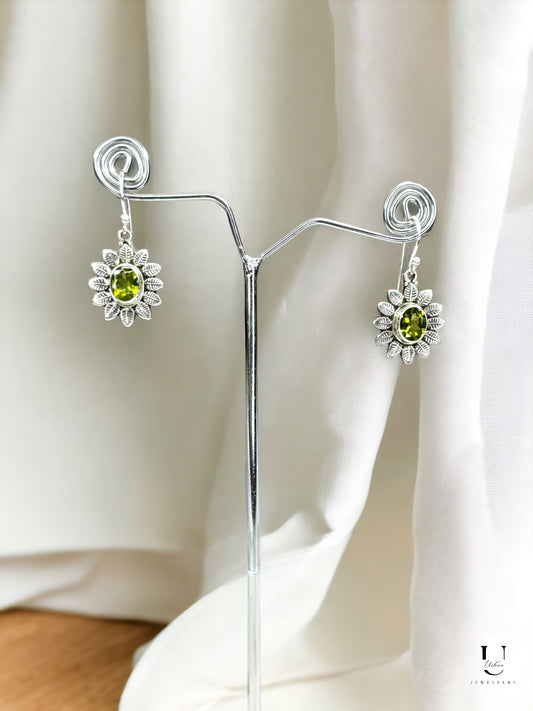 Peridot Gemstone Earring