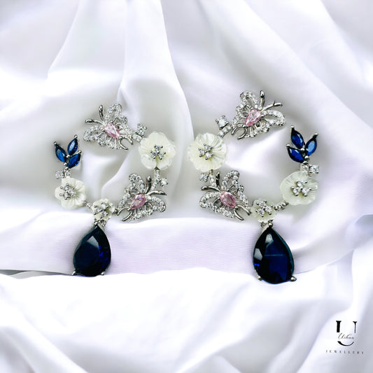Blue Mop Bali Danglers
