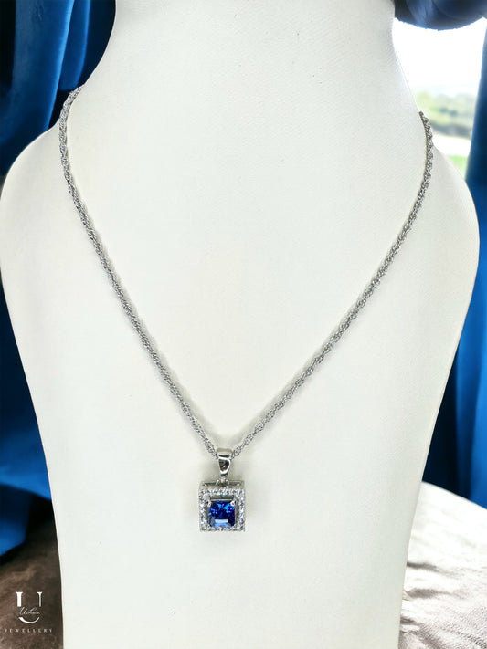Blue Pendant Chain
