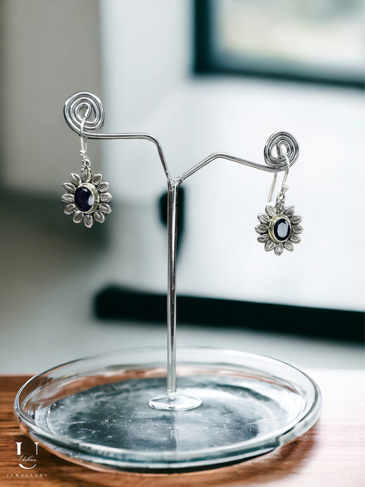 Lolite Gemstone Earring