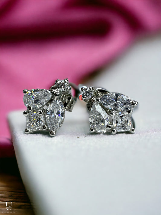 Zirconia Diamond Stud