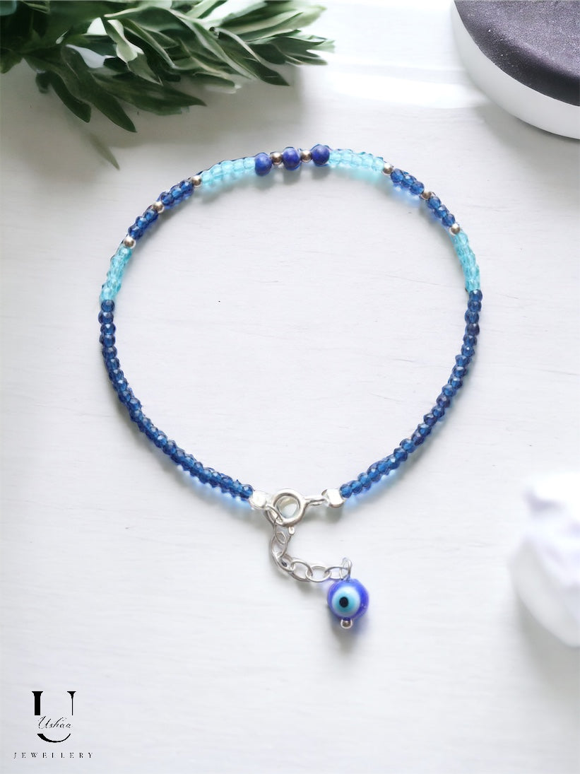 Blue Evil Eye Anklet